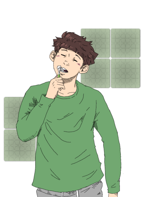 寝起き