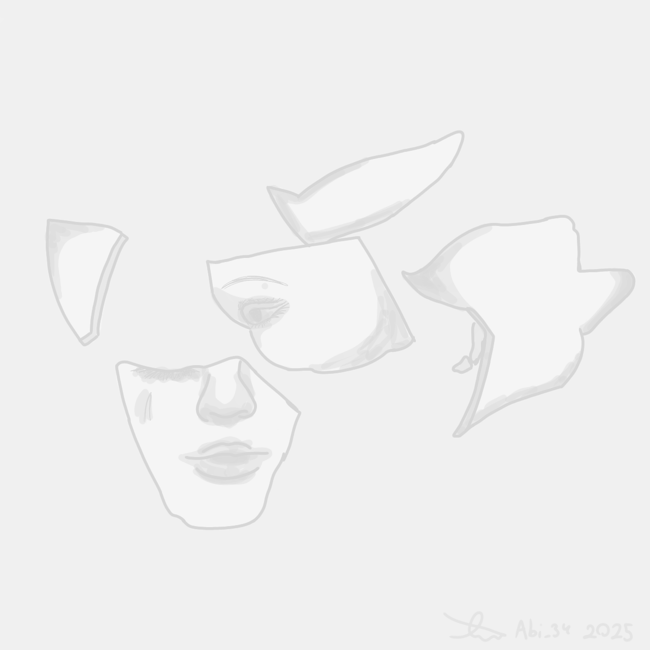 broken inside 🌑🖤 - ibisPaint