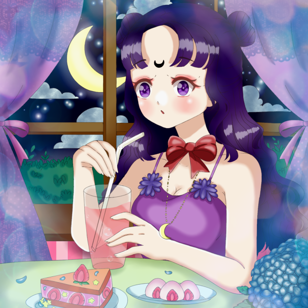 🌙 月の下での夕食 🍓