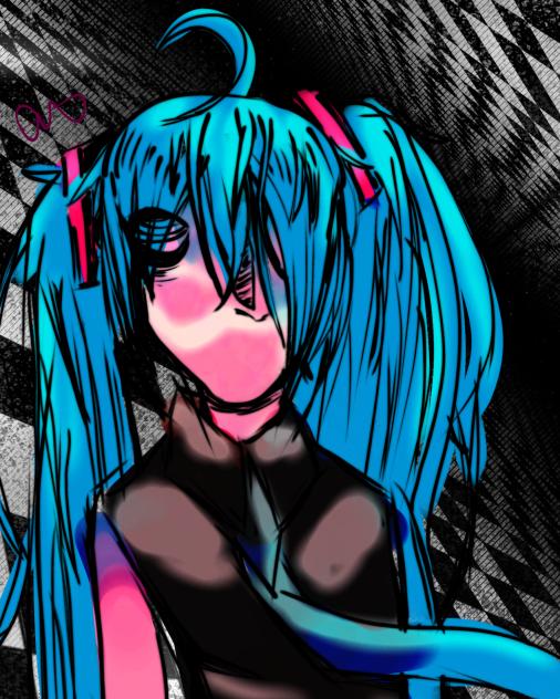 Lazy Miku Doodle
