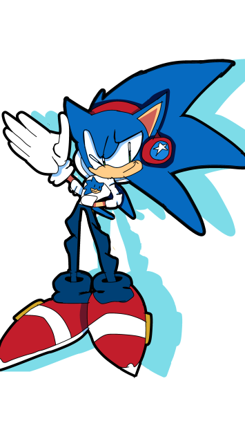 Sonic in style😁