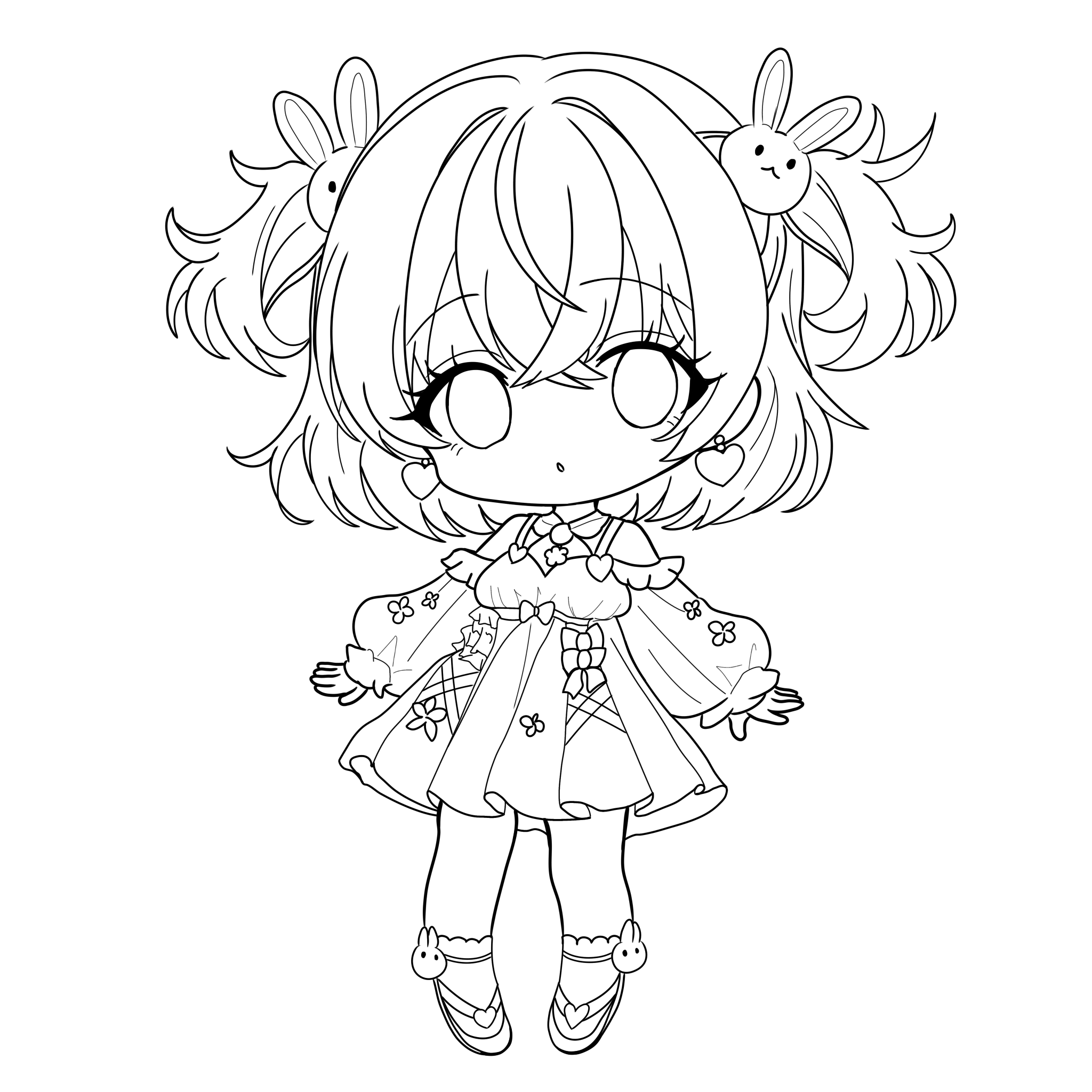 線画 ＊ 塗ってください ［76］ - ibisPaint