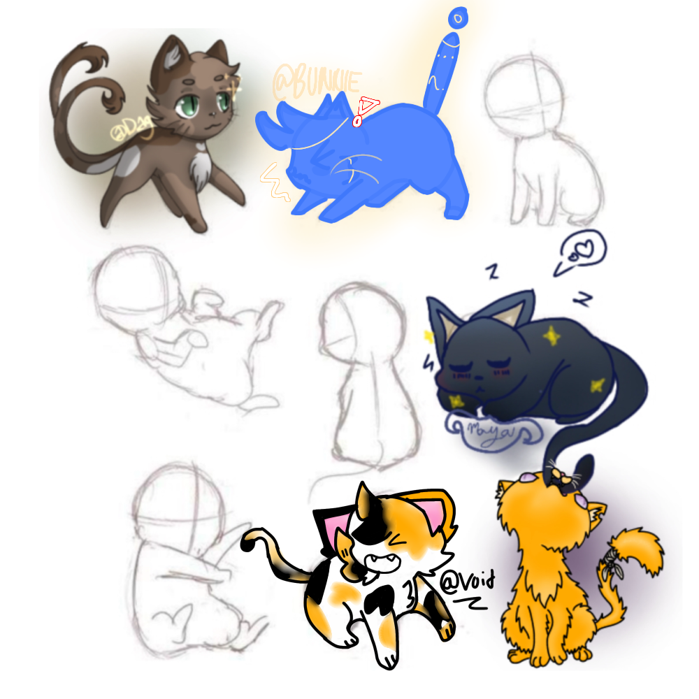 Cats collab - ibisPaint