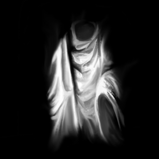 幽霊男子【指先ツール縛り】