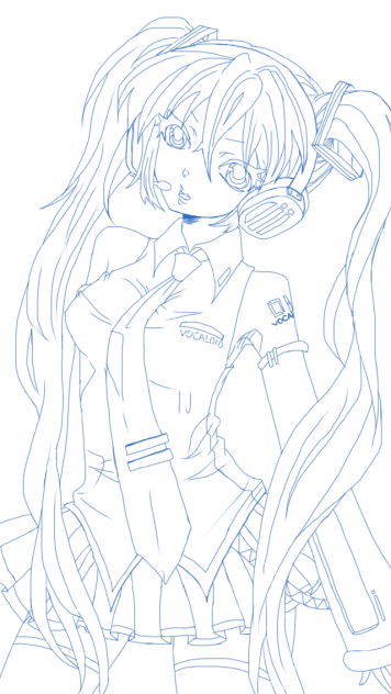 初音ミク 塗って下さい