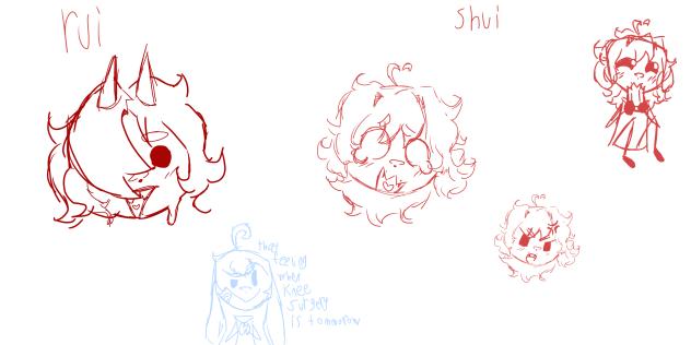 Silly oc doodles hehe