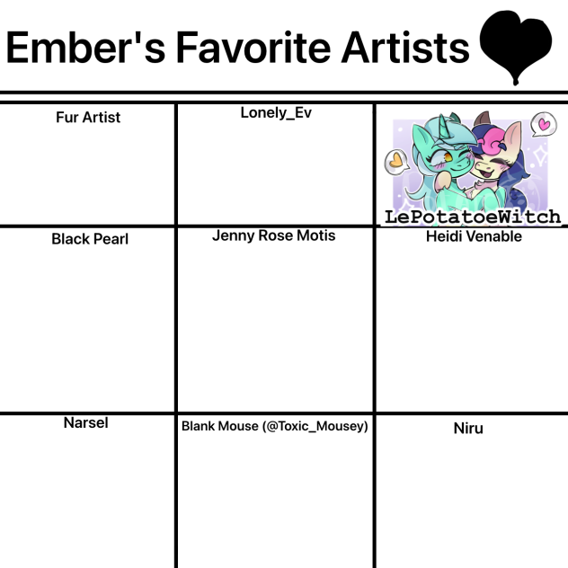 Ember’s fav artist collab