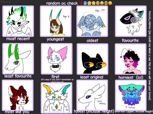 Oc check! (Made by Frenchi)