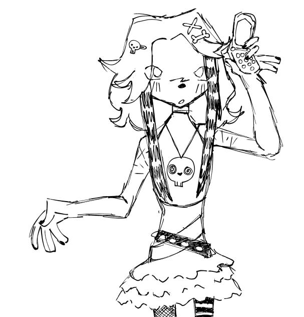 ME BUT SCENE WIP or FREE COLORING PAGE