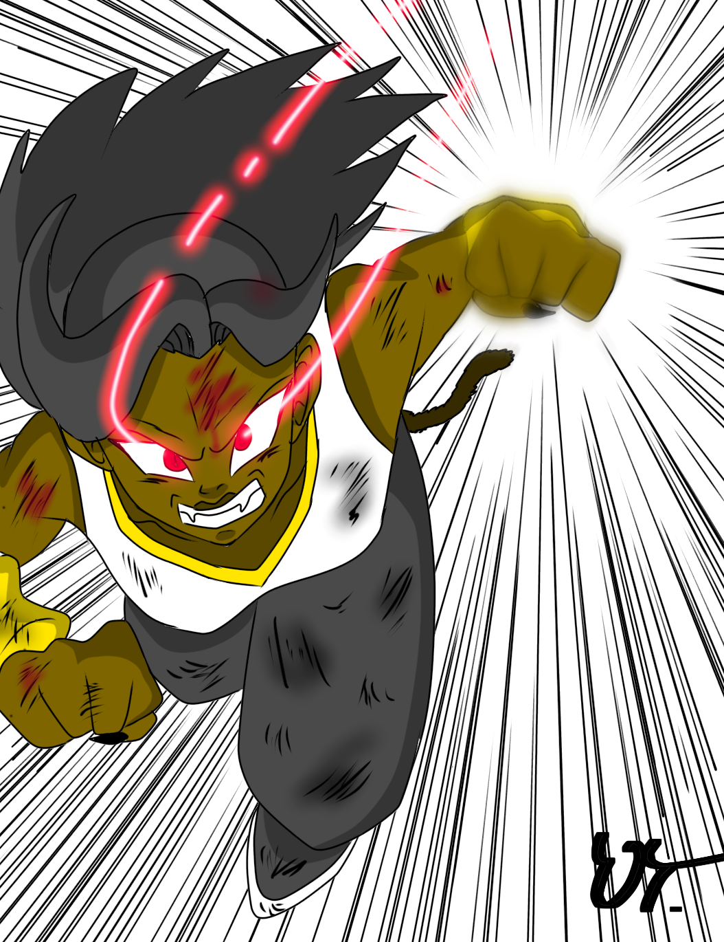 DBK Alpha Saiyan Kaiya - ibisPaint