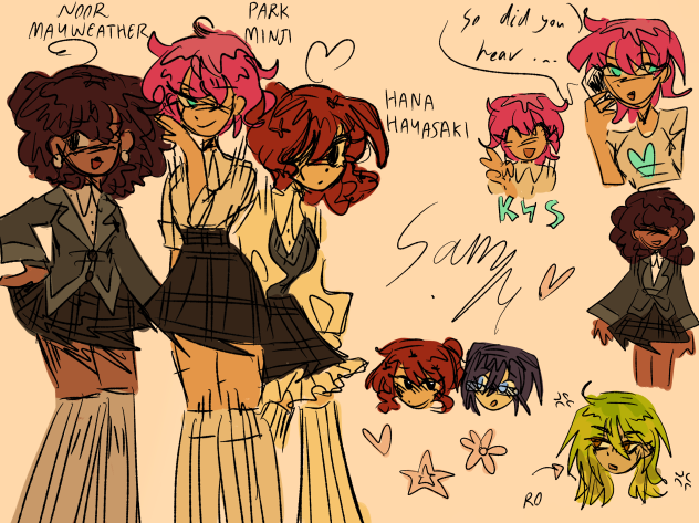 The girls