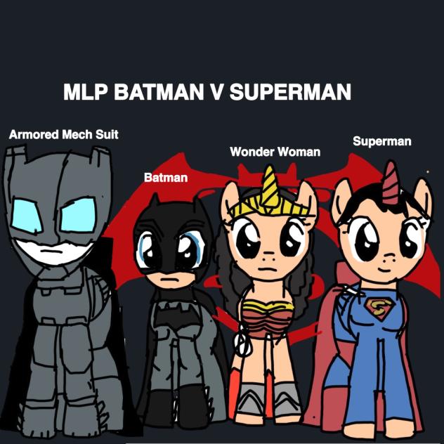 MLP Batman V Superman!