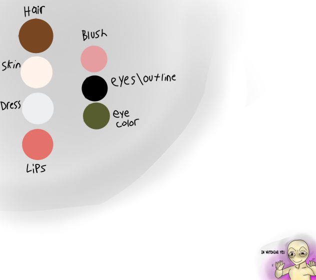 Official color palette  for my OC