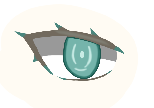 描いた事がない目の描き方にしたかった