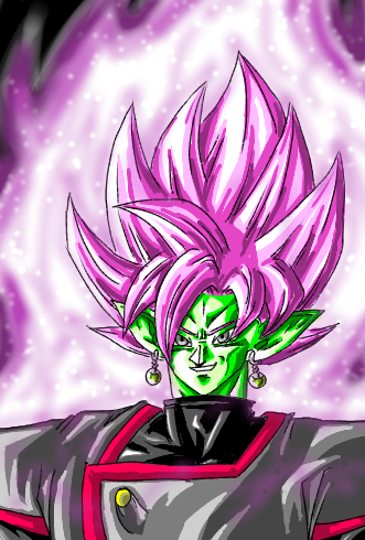 合体ザマス 超サイヤ人ロゼ Ibispaint