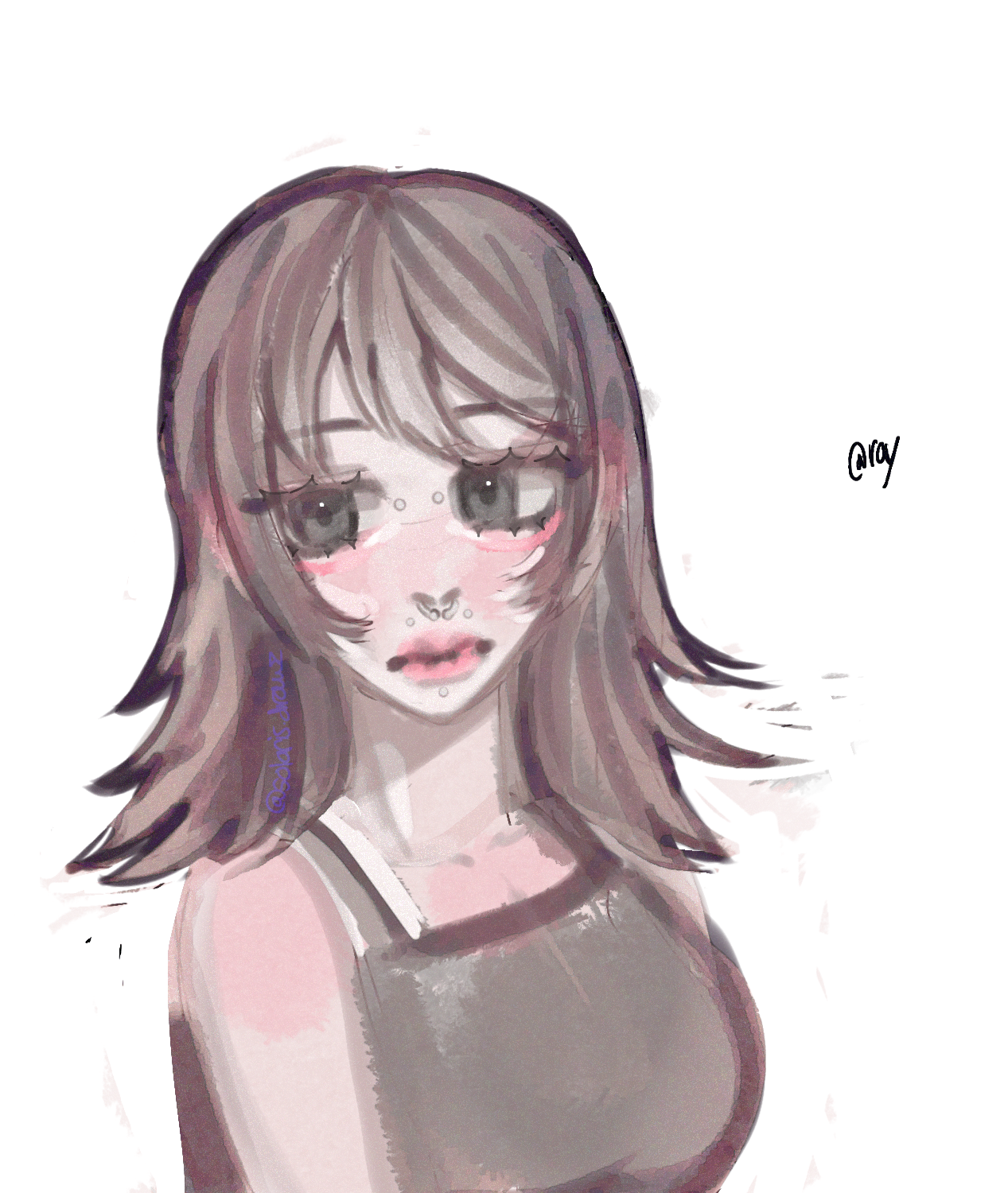 trying out diff artysles - ibisPaint