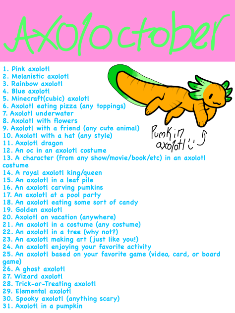 Axoloctober!