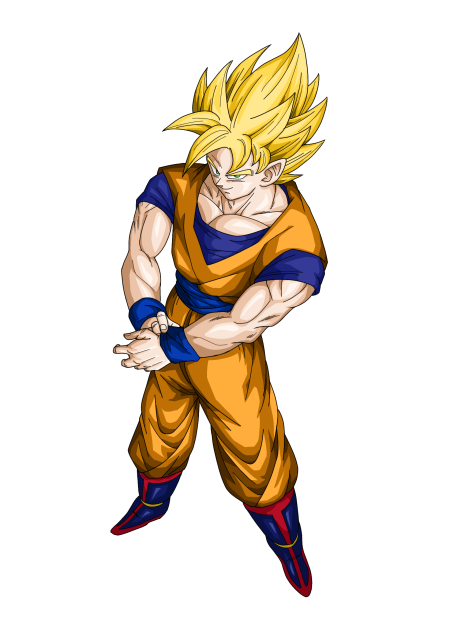 超サイヤ人孫悟空 色塗り - ibisPaint