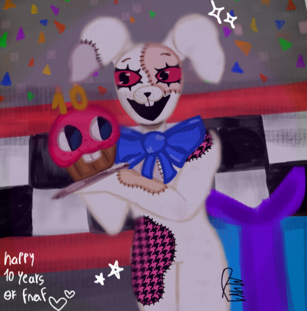 fnaf 10 years fanart