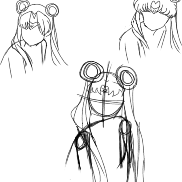 Sailor moon sketch