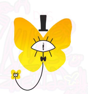 if Bill Cipher was the BlueSky logo.