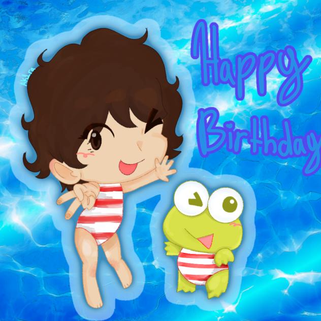 ME AND KEROPPI BDAY AGAIN