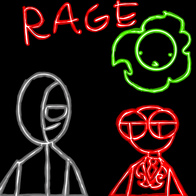 Random Glow Art - ibisPaint