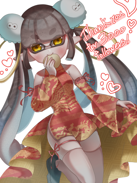 3000フォロワーthank you