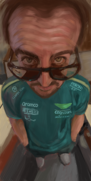Fernando Alonso Forehead