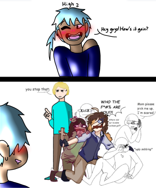 My OC got high again 😵‍💫