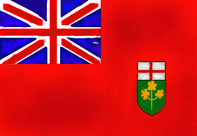 Flag of Ontario, Canada