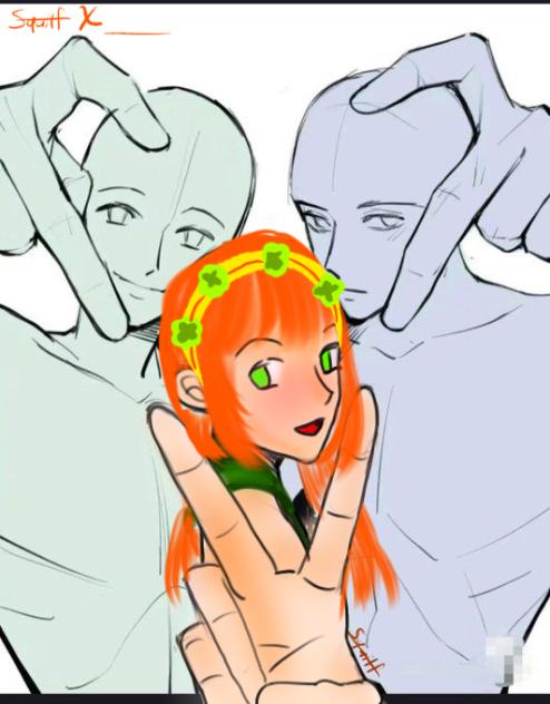 V Collab with Sparkblaze! - ibisPaint