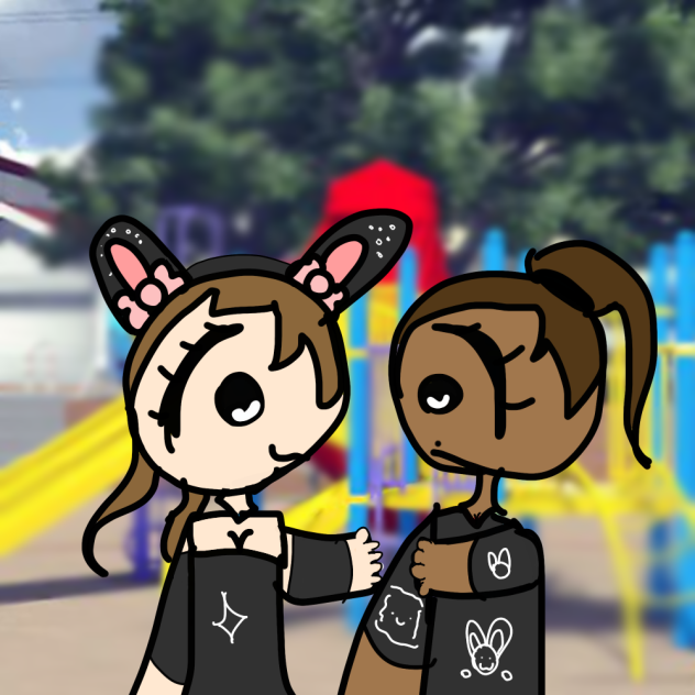 👯‍♀️🐇🖤