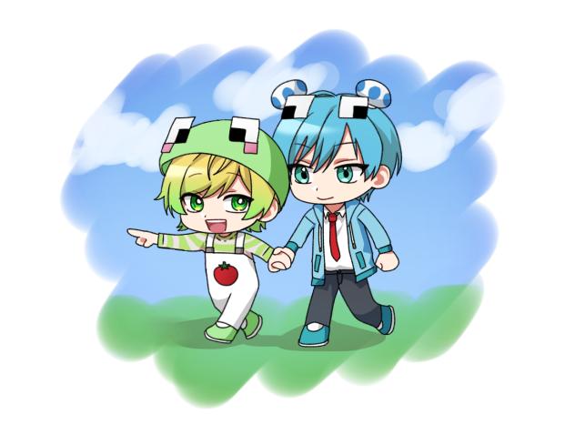 兄弟みたいな２人