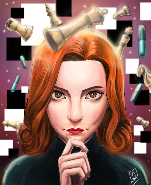 the queen's gambit fan🖌