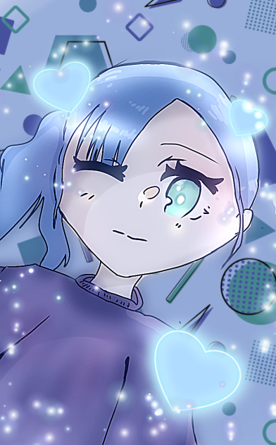 まかろん。の古いスマホでかきました