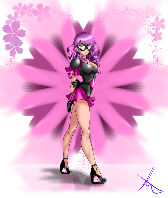 Hero girl colored