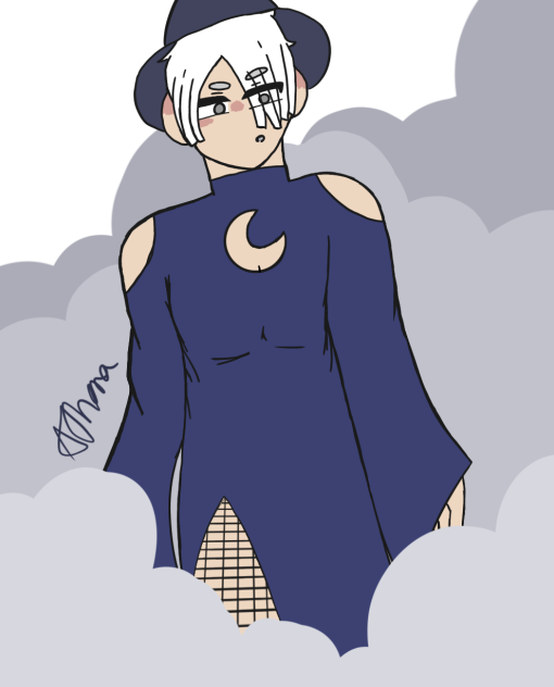 Goth Witch Dress- Anatomy Practice