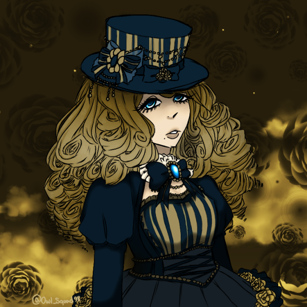 GothicDoll x Gold Rose