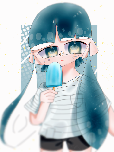 ラテちゃのぬりぬり…！