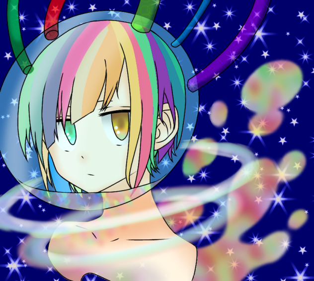 カラフル宇宙飛行士