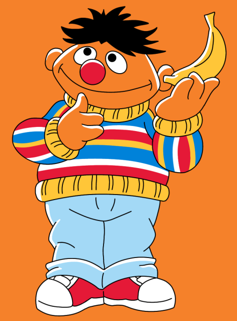 Ernie with Banana