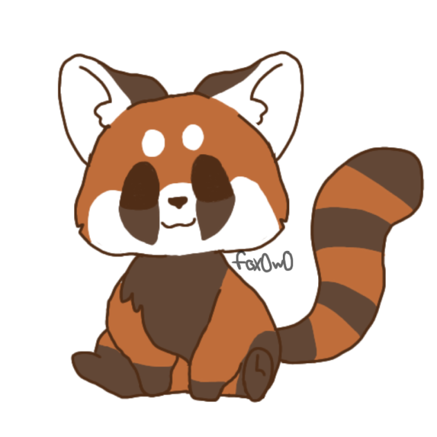 Chibi Red Panda! - ibisPaint