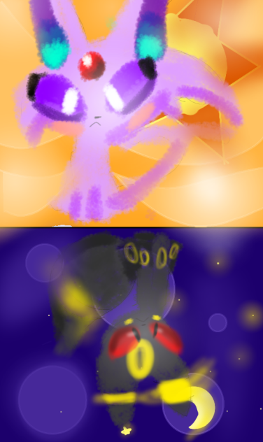 Moon and Sun - ibisPaint