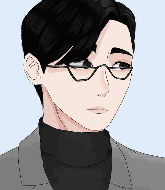 glasses guy ibisPaint
