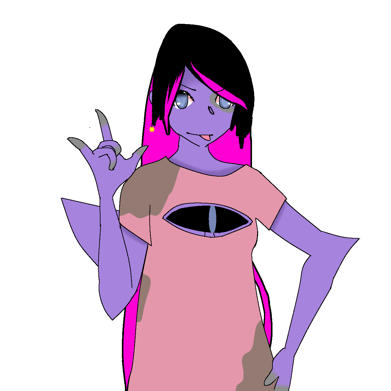 uhhh monster oc - ibisPaint