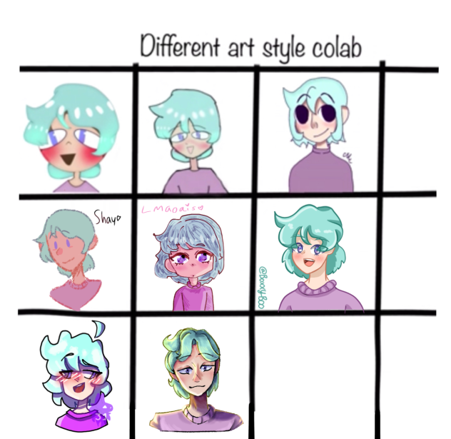 Art style collab - ibisPaint