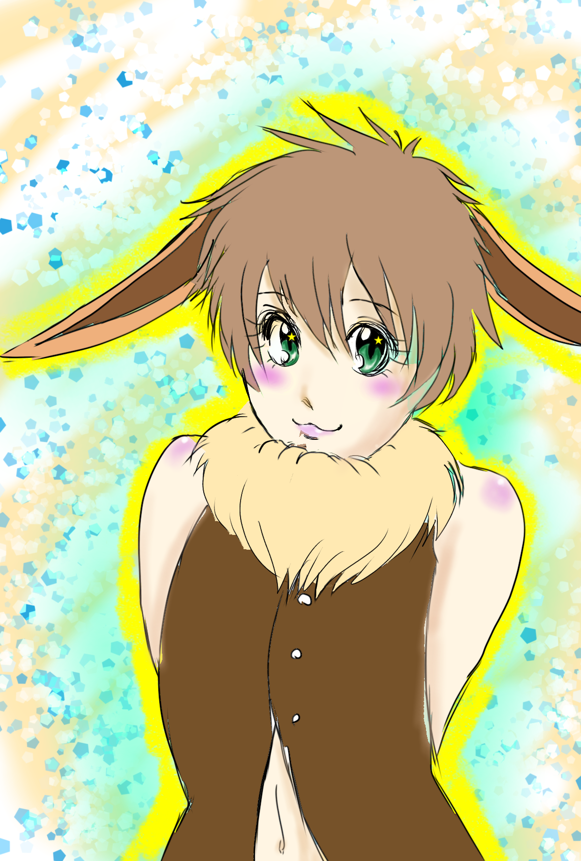 イーブイ擬人化 Ibispaint