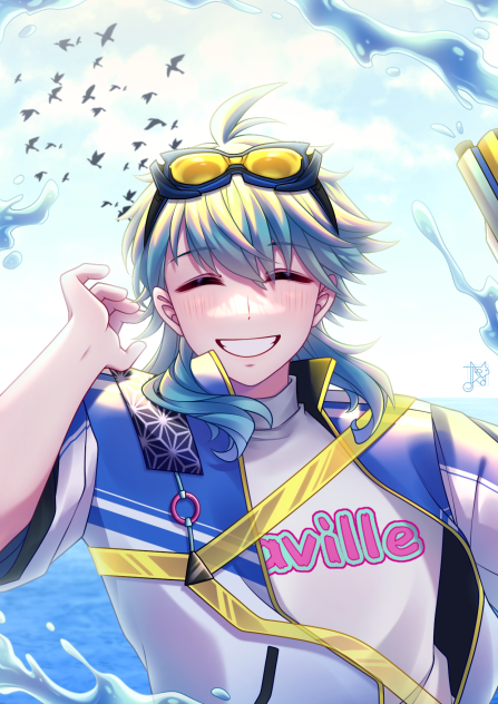 Laville at the beach-speedpaint-ibis