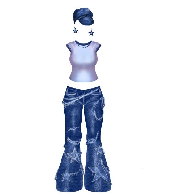 Y2K Fashion star themed